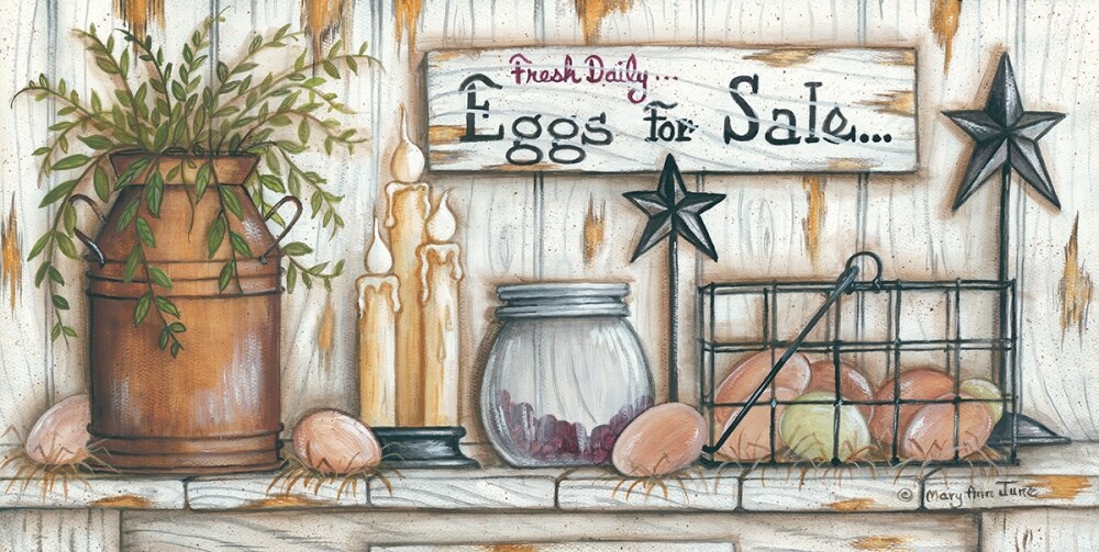 Eggs for Sale Poster Print by Mary Ann June - Item # VARPDXMARY459