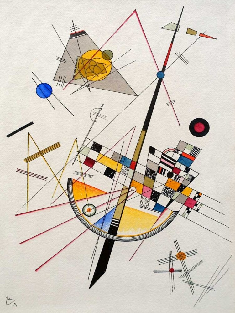 Delicate Tension Poster Print by Wassily Kandinsky - Item # VARPDX3WK3958