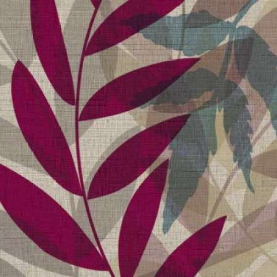 Purple and Green Leaves I Poster Print by Kristin Emery # KESQ054C