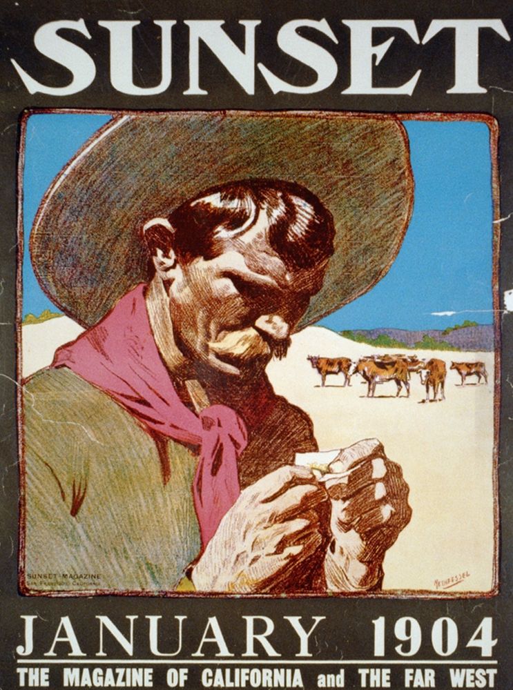 Sunset, January 1904 Poster Print by Vintage Sunset Magazine Cover Vintage Sunset Magazine Cover # 55804