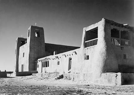 Church, Acoma Pueblo, New Mexico - National Parks and Monuments, ca. 1933-1942 Poster Print by Ansel Adams - Item # VARPDX460711