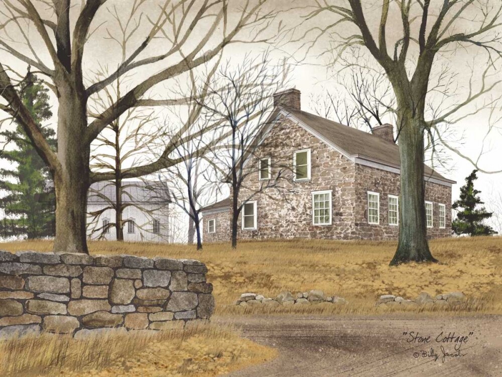 Stone Cottage Poster Print by Billy Jacobs - Item # VARPDXBJ195