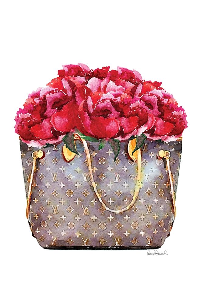 Red Rose Bag Poster Print by Amanda Greenwood Amanda Greenwood # AGD117280