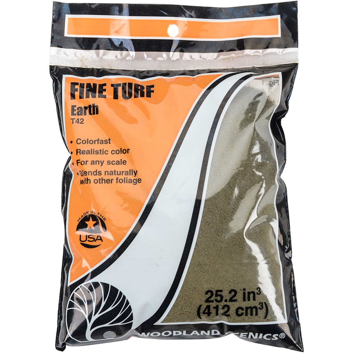 Turf 18 To 25.2 Cubic Inches-Earth - Fine
