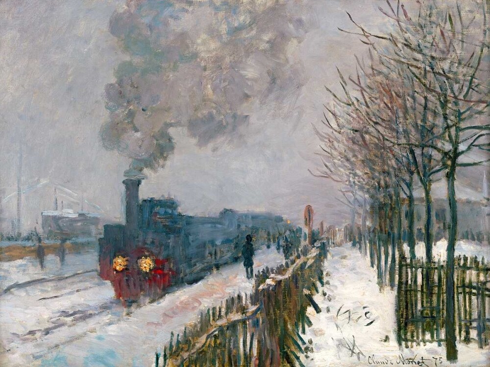 Le train dans la neige Poster Print by Claude Monet - Item # VARPDX3CM3967