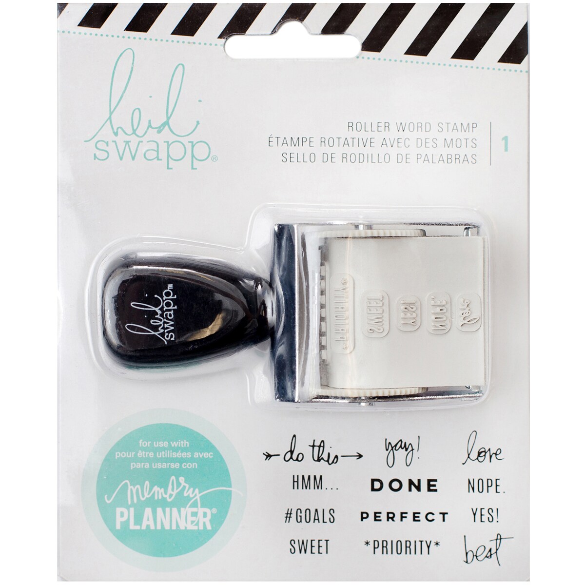 Heidi Swapp Memory Planner Roller Stamp-Words