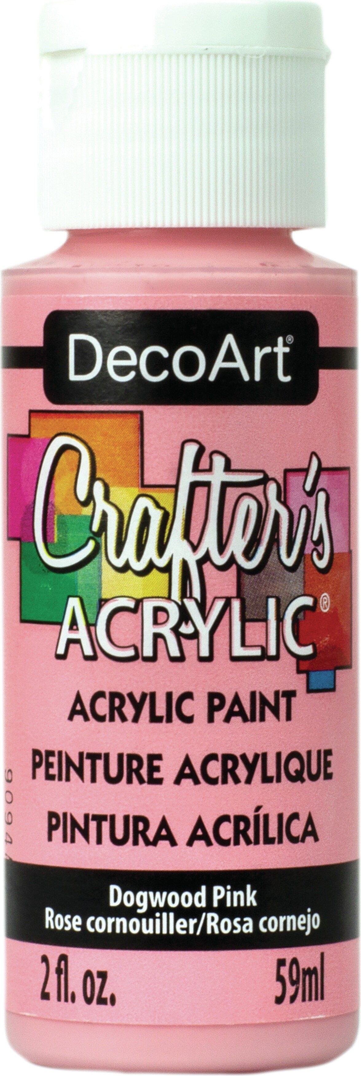 Decoart Crafter's Acrylic AllPurpose Paint 2OzDogwood Pink Michaels