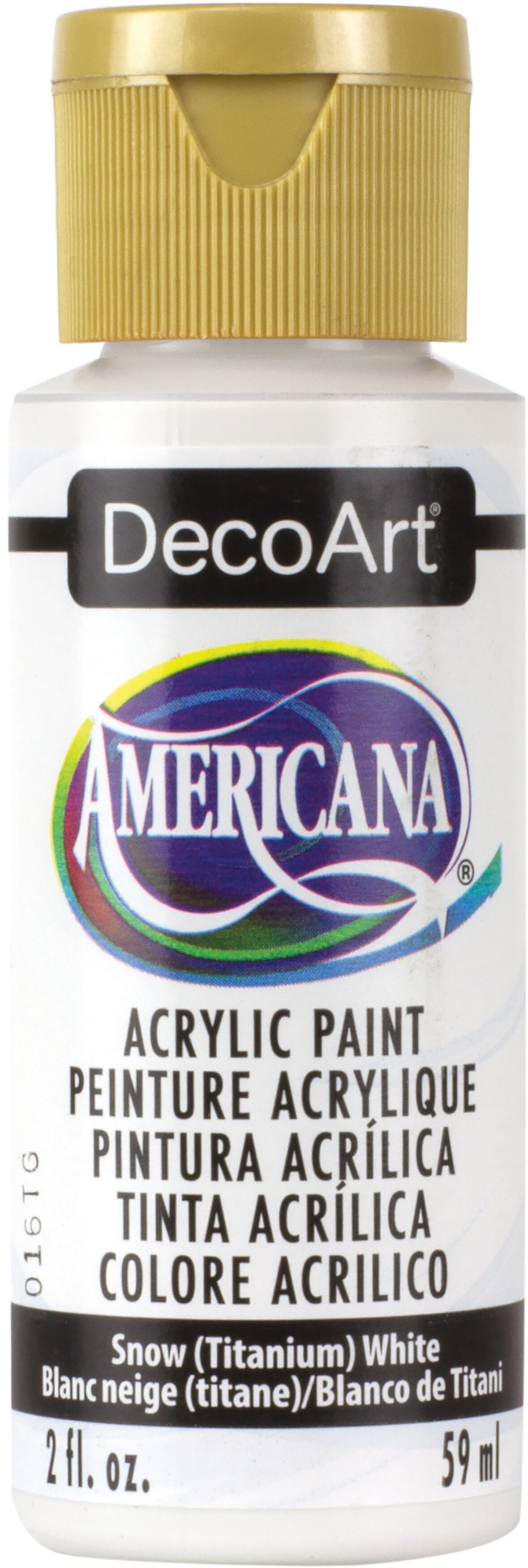 DecoArt Americana Acrylic Paint 2oz Snow White – Northwest Crafts and Decor  LLC