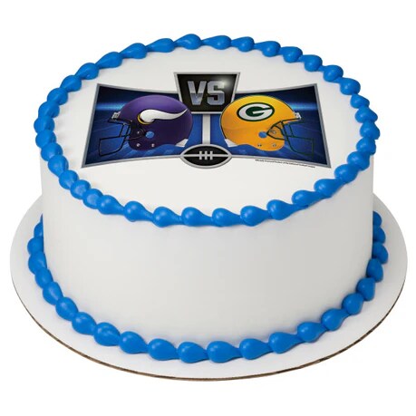 NFL Match-Up Football Edible Image PhotoCake