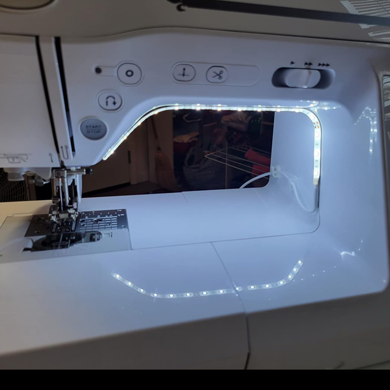 Sewing Machine Lights LED Strip 36LEDS, Machine Working LED Lights Attachable LED Sewing Light Strip Kit - 2 Sets