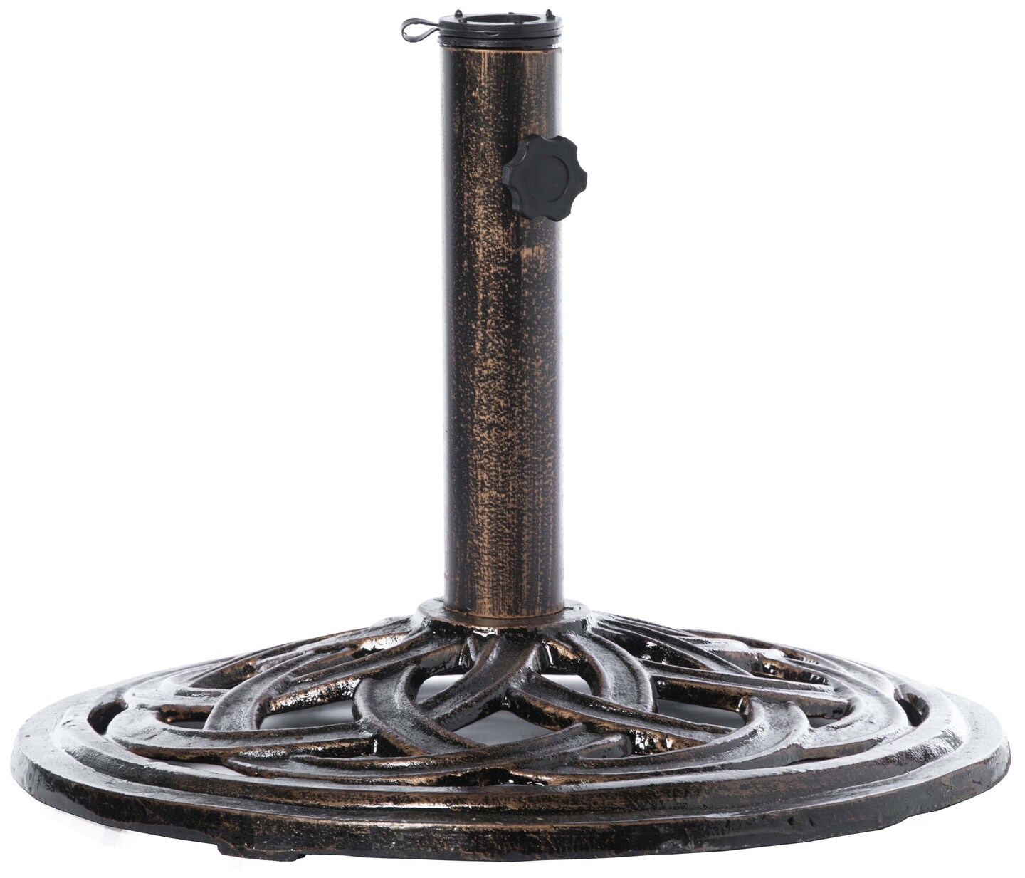 Outdoor Patio Cast Iron Umbrella Base Holder Stand 20 Lb. Round
