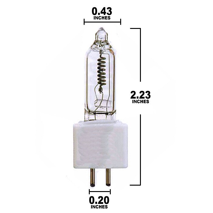 OSRAM FSH bulb 125w 120v G5.3 T3 Clear 3200k Halogen Light Bulb