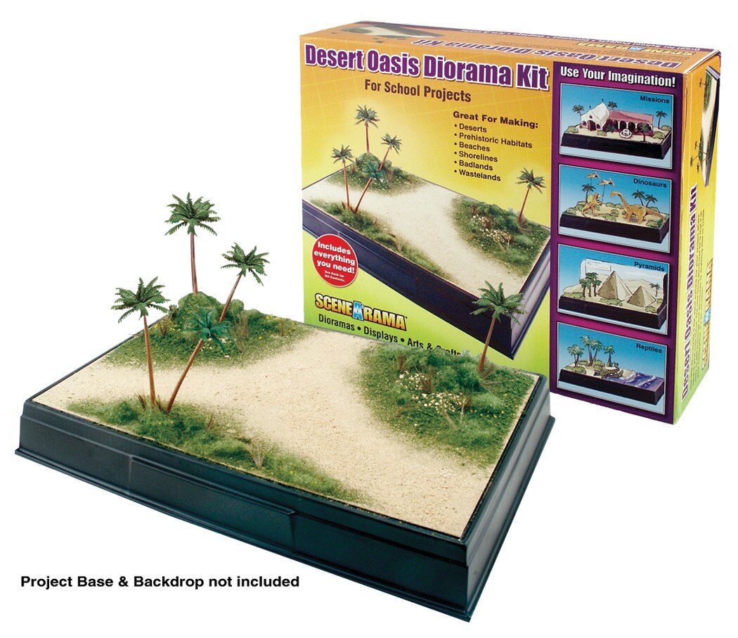 Woodland Scenics Scene-A-Rama Desert Oasis Diorama Kit
