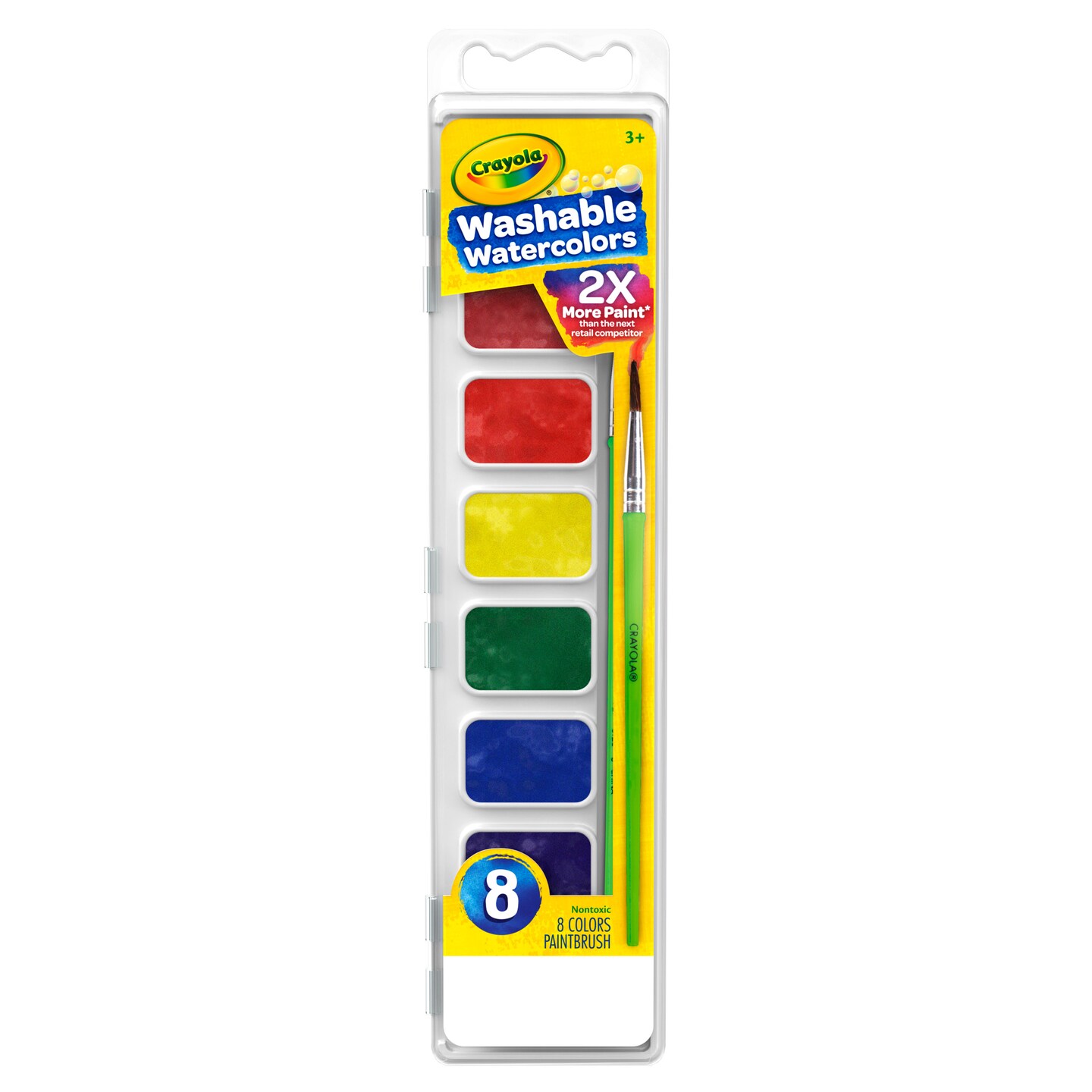 Crayola - Washable Watercolor Set - 8-Color Set