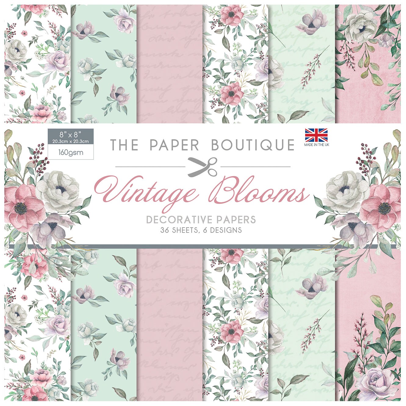 Vintage Blooms 8x8 Paper Pad Michaels
