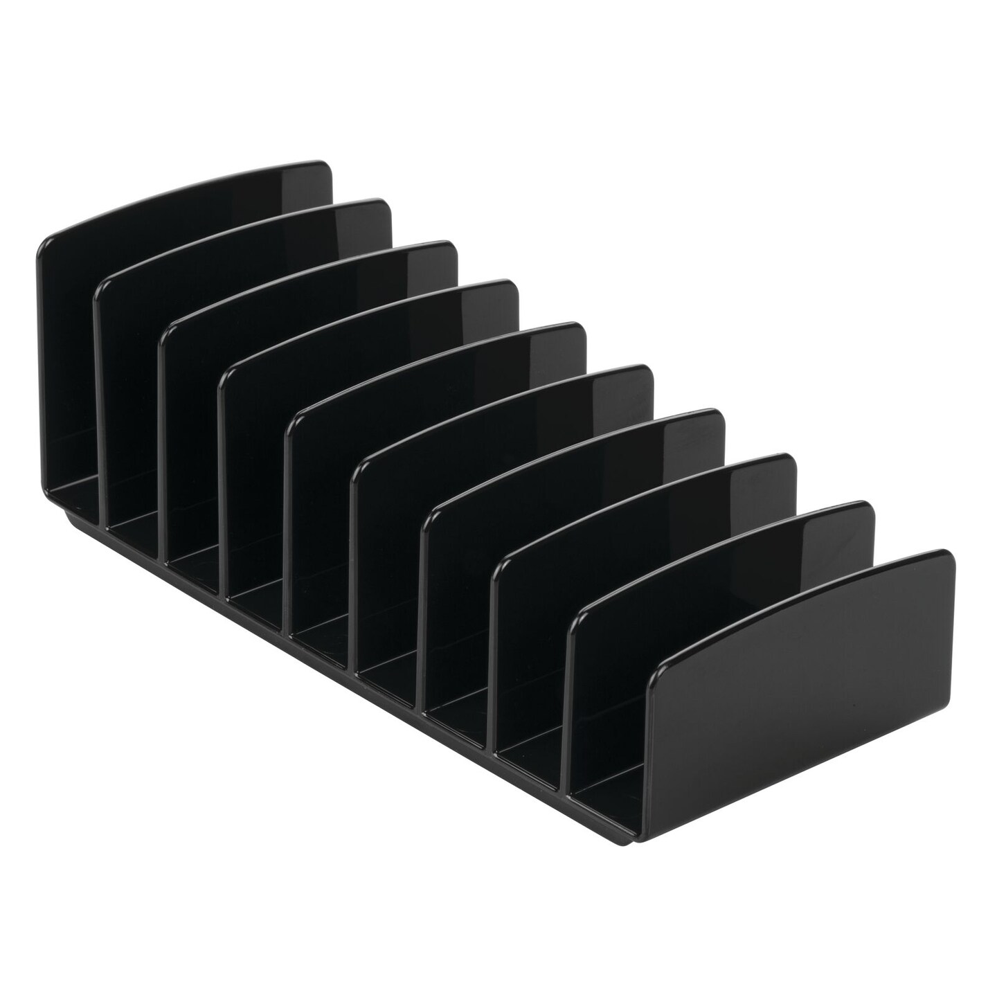mDesign Makeup Palette Organizer for Bathroom Vanity, 9 Sections