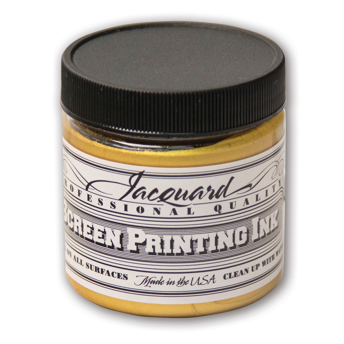 Jacquard Professional Screen Printing Ink, 4 oz., Solar Gold