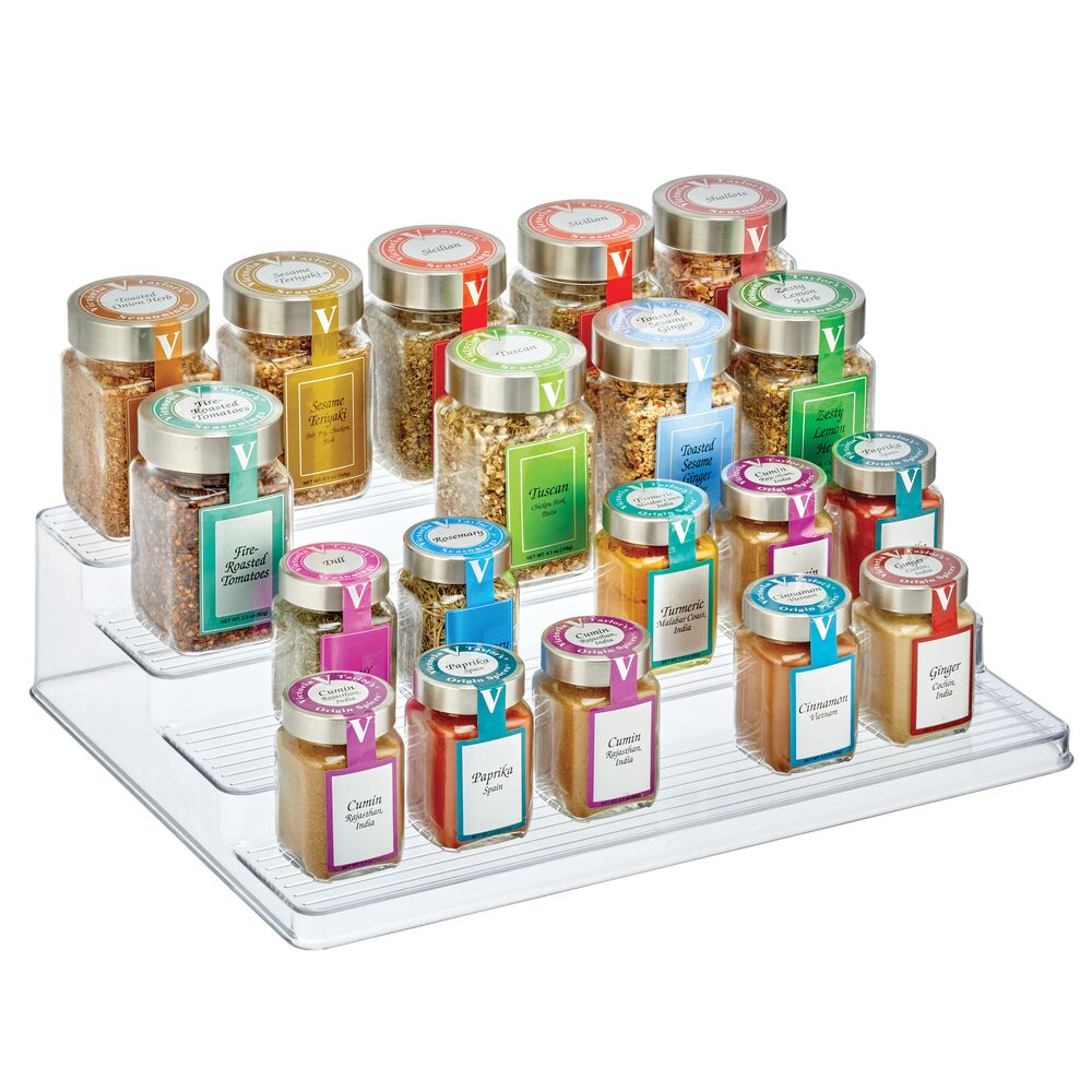 mDesign Plastic Kitchen Spice Rack, Food Storage Organizer Michaels
