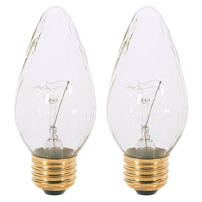 Satco S2769 40W 120V F15 Aurora E26 Medium Base Incandescent lamp - 2 bulbs