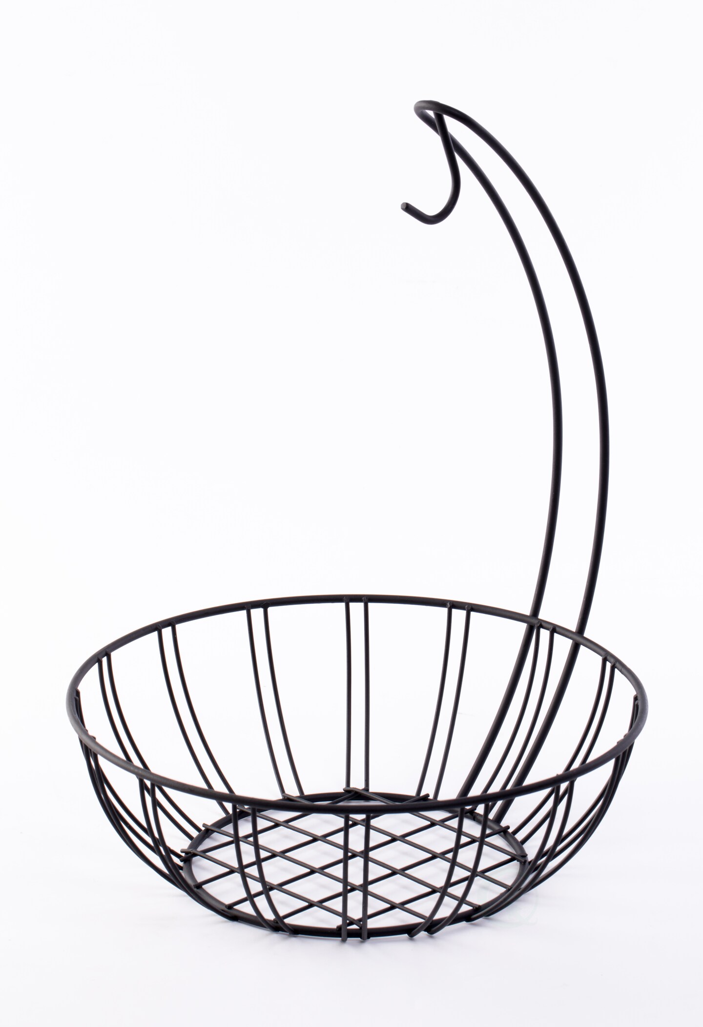 Wire Metal Fruit Basket Holder with Banana Hanger