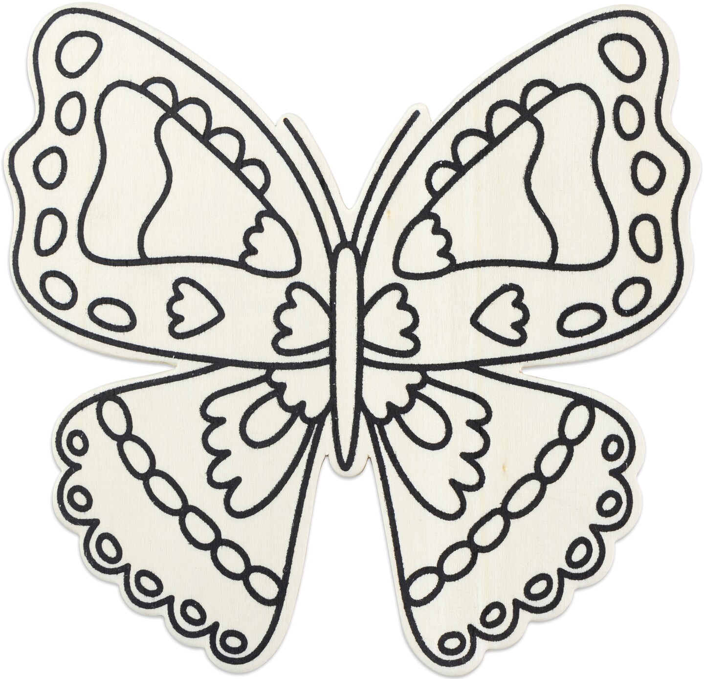 CousinDIY MDF Shape-Scallop Butterfly