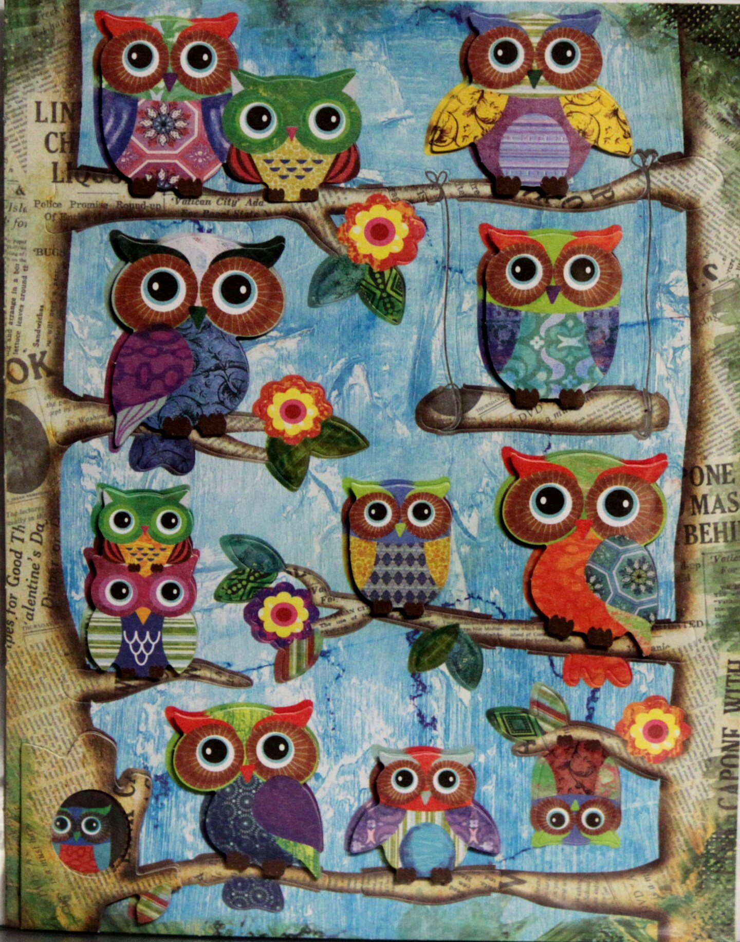 Designer Colorful Owls Dimensional Stickers | Michaels