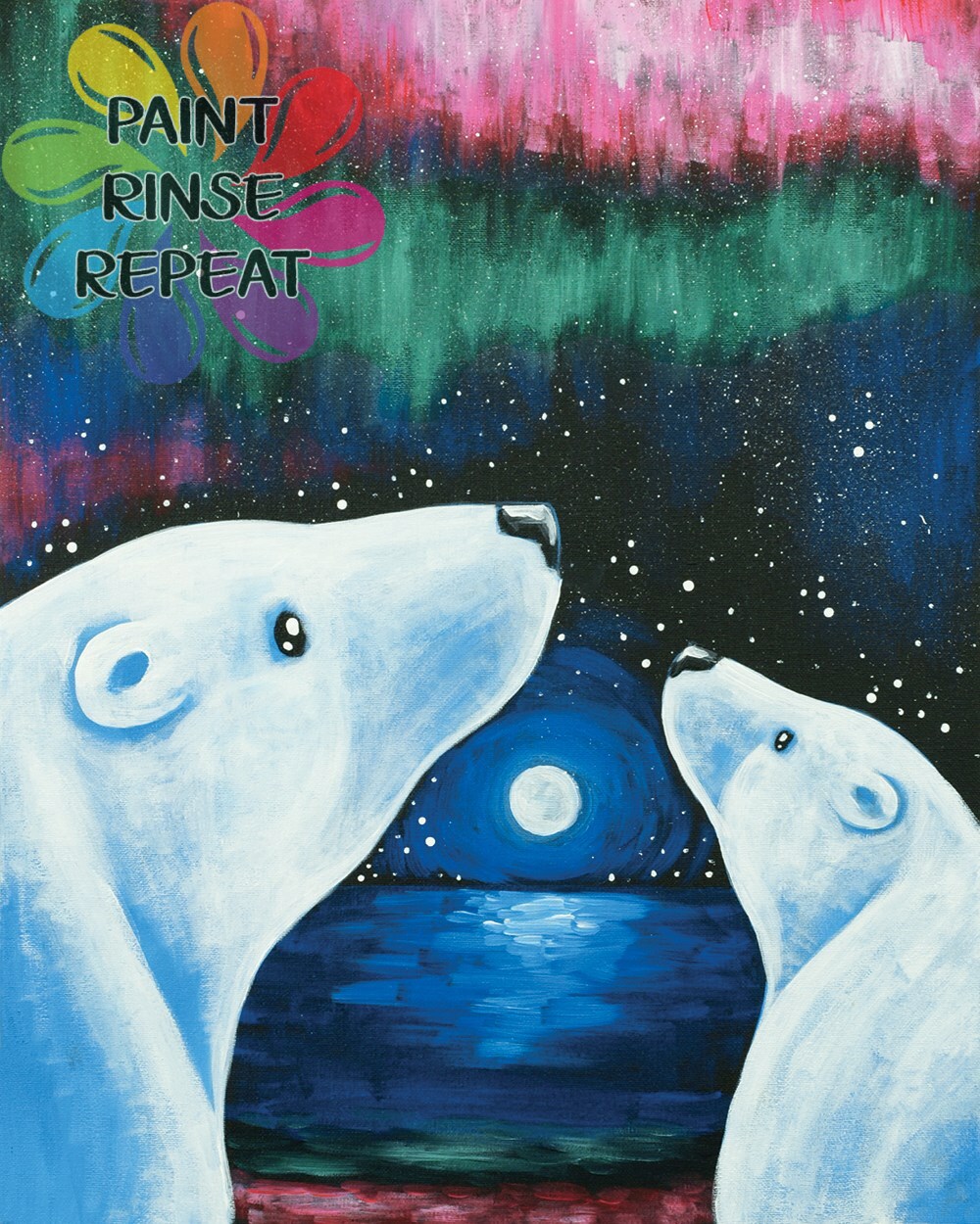 Arctic Aurora Online Acrylic Painting Class