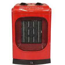 1500 Watt Red Ceramic Fan Heater .