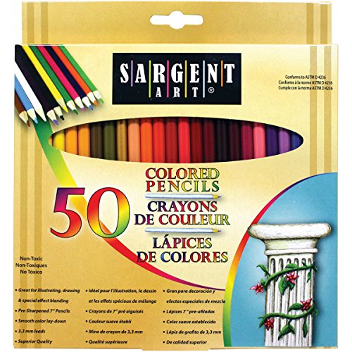 Pencils, 50 Count (Pack of 1), Multicolor