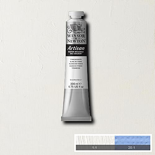 Artisan Water Mixable Oil Colour, 6.75-oz (200ml), Titanium White