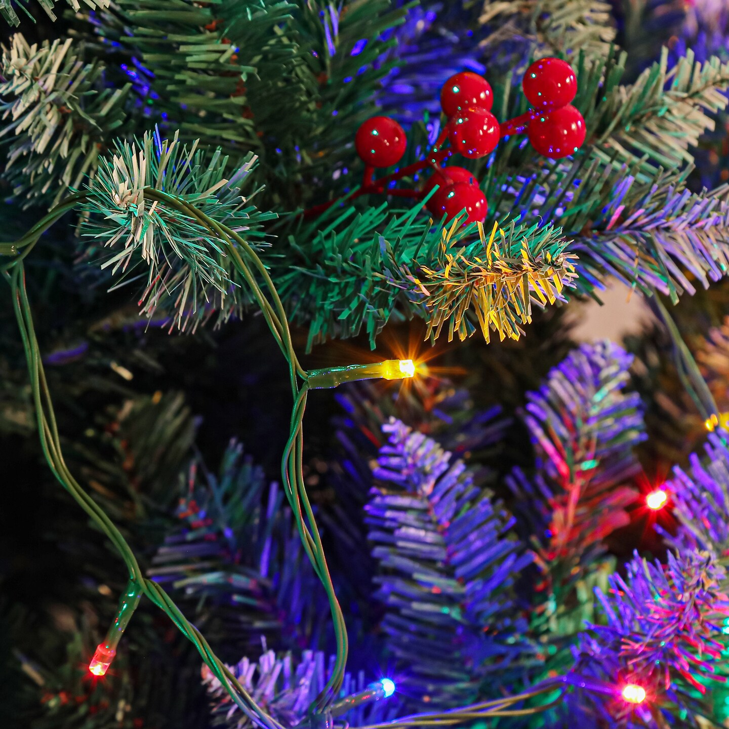 4ft Christmas Tree Artificial Full Xmas Trees,Green, for Holiday,Home,Office,Party Decoration, 308 Branch Tips Metal Hinges & Foldable Base