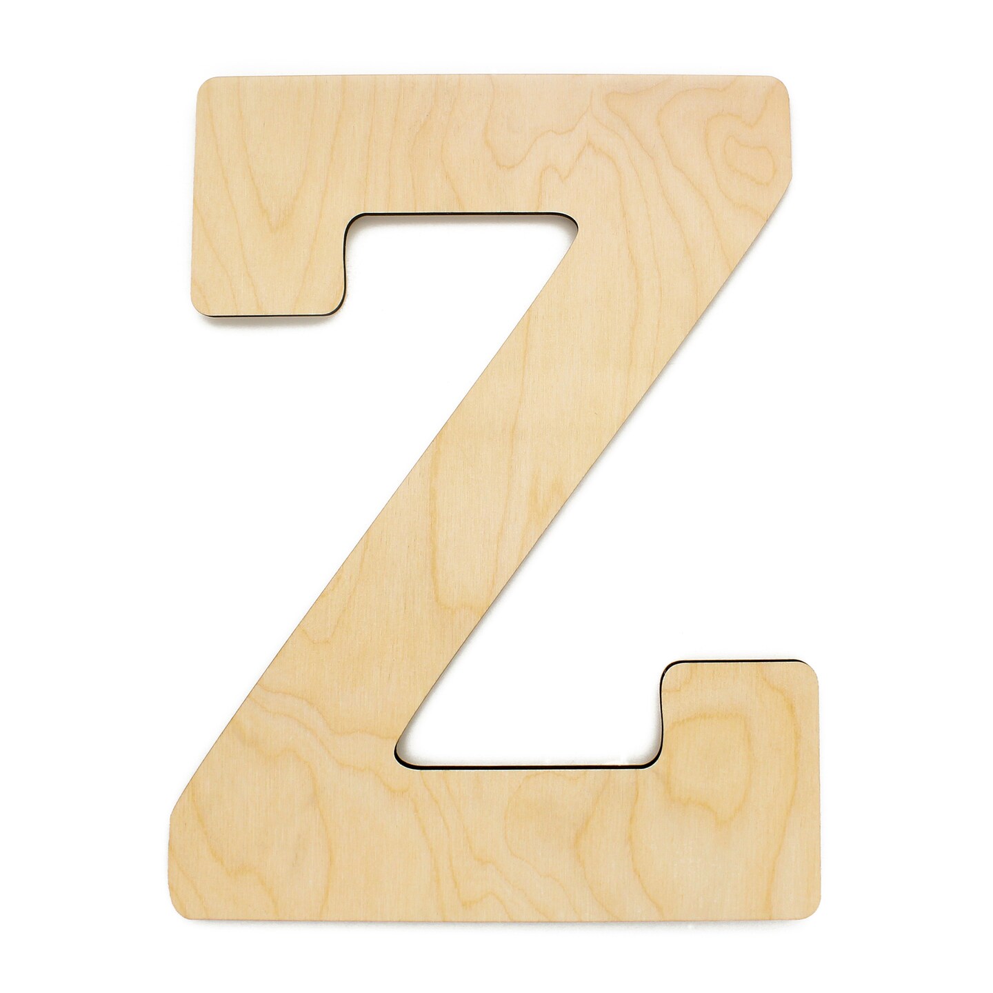 Essentials By Leisure Arts Arts Wood Letter 9.5&#x22; Birch Z