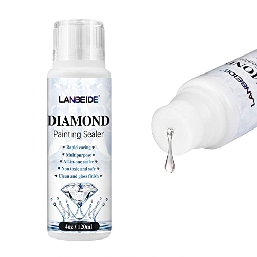 BONSEAY Diamond Painting Sealer Glue Permanent Hold & Shine for Diamond  Glaze/Puzzle Glue Diamond Painting Conserver for 5D Diamond Painting and  DIY Craft(4 OZ)