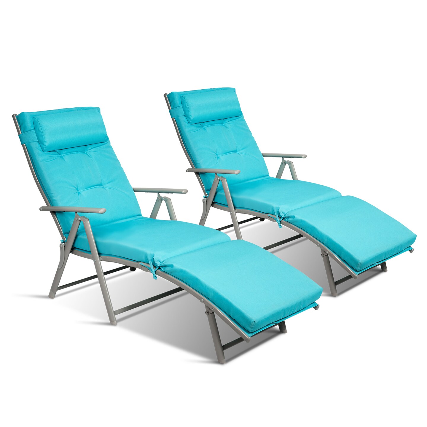 Outdoor Lightweight Folding Chaise Lounge Chair