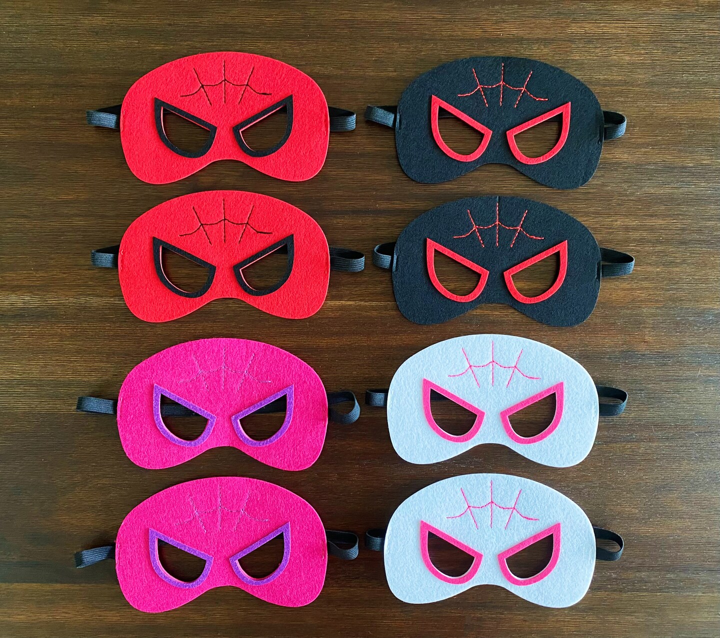 Super hero Masks,Kids Superhero Masks Costume,Superhero Birthday,Spider and Friends Birthday Party Favors