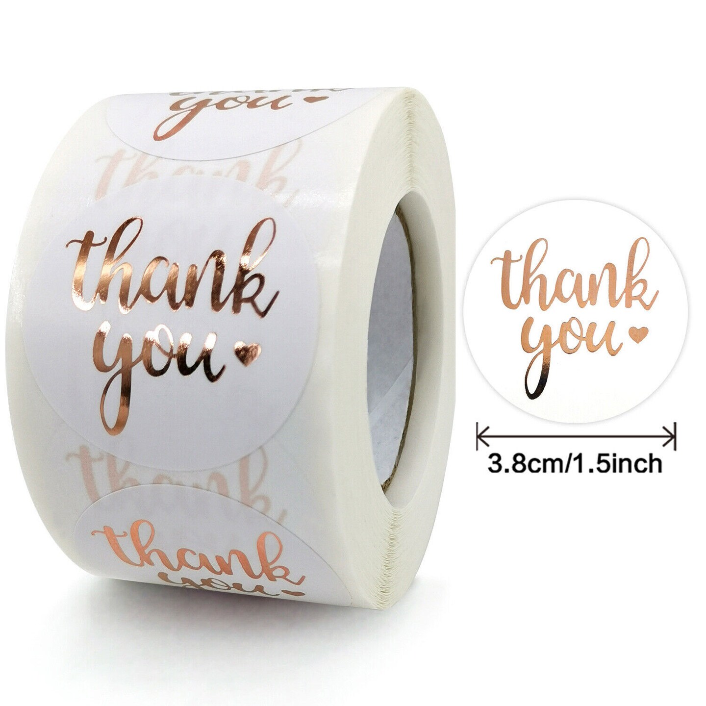 Kitcheniva 500 Pcs Thank You Stickers Supporting Business Labels Decor DIY