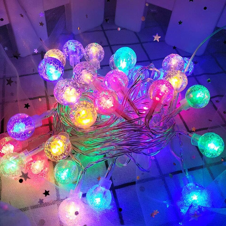 Globe Fairy Lights Battery Operated String Lights Christmas Home