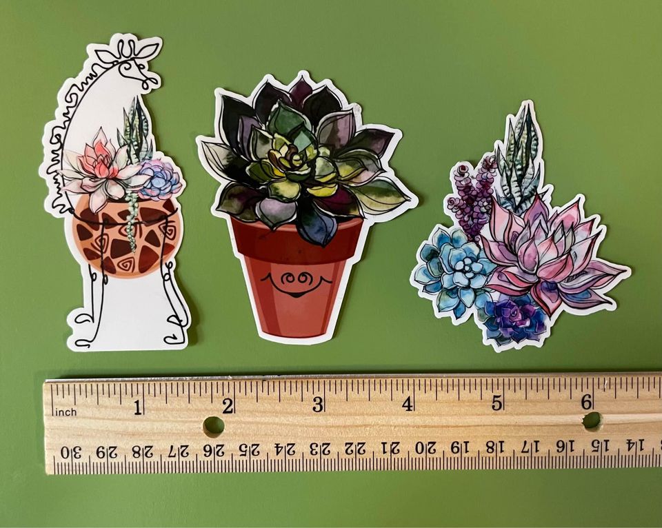 cute plant stickers Wild Mountain Plant & Nature Stickers