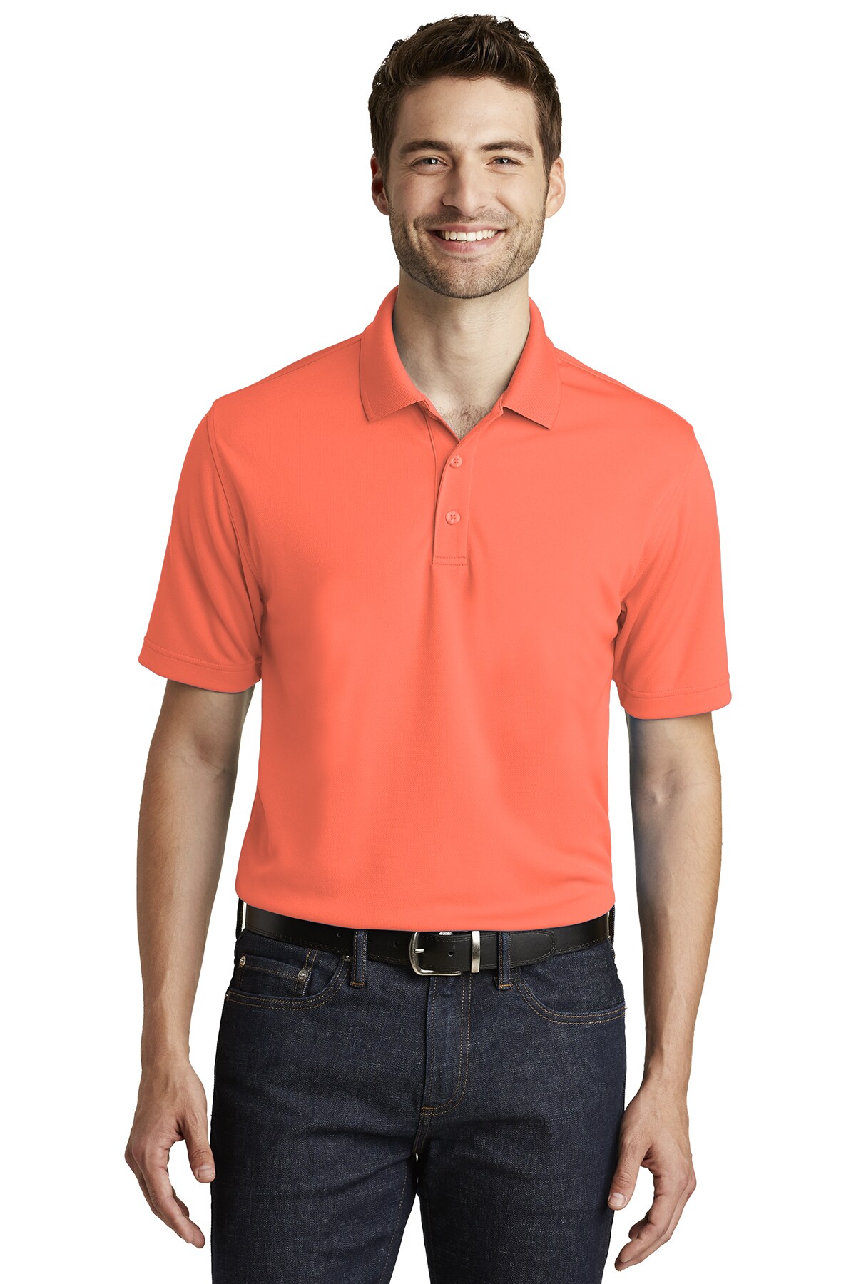 Piqué mesh hotsell polo shirt