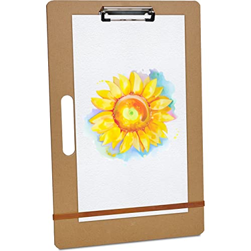 Artlicious Drawing Board - 13 x 17 Sketch Boards with Handle for Drafting  Art - Portable Wooden Clipboard for Class or Studio Fit in Artists Tote  13x17