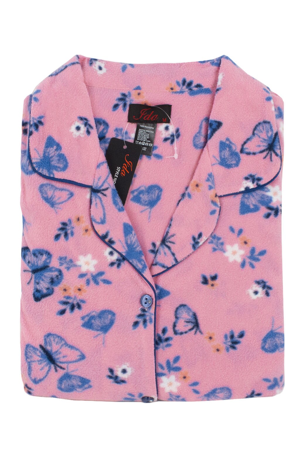 Ladies Fleece PJ Set Cozy Comfort Meets Chic Style