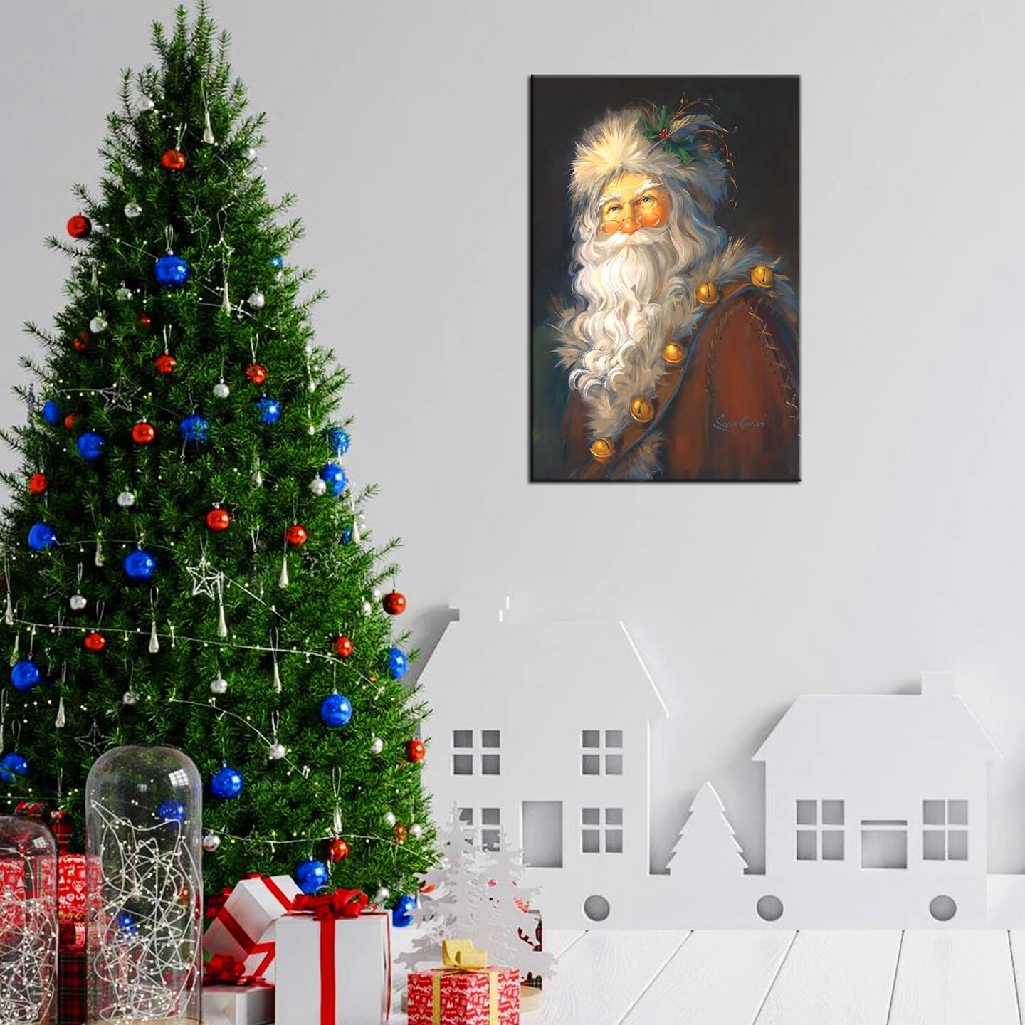 Modern Santa Posters and Prints Picture for Living Room
