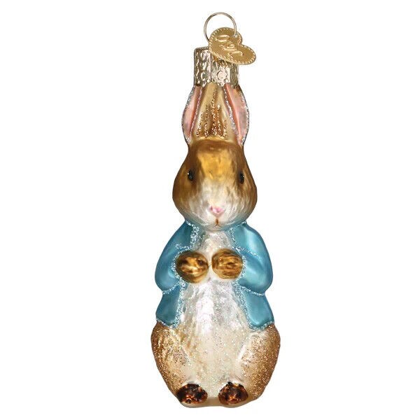 Peter Rabbit Glass Ornament with Box