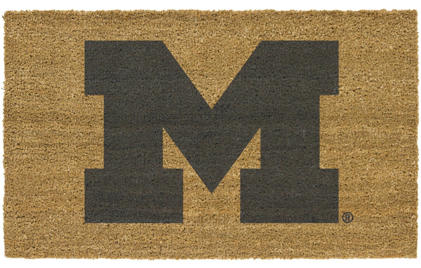 Memory Company NCAA Michigan Wolverines Rectangular Coir Door Mat 29.5" x 19.5"