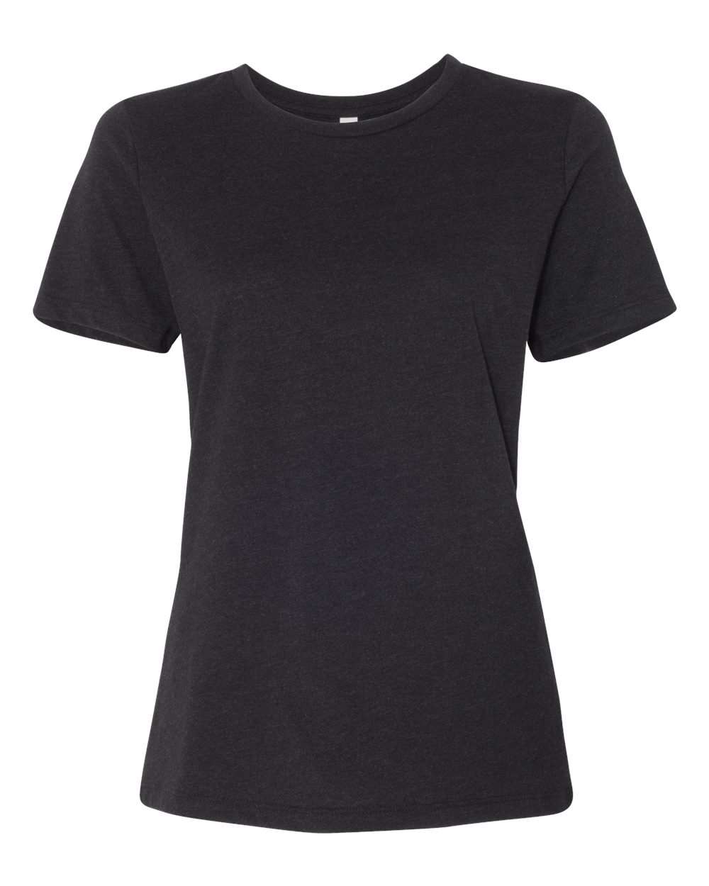 BELLA + CANVAS Women’s Relaxed Fit Heather CVC Crew Neck Tee for Everyday Style & Custom Print Fashion