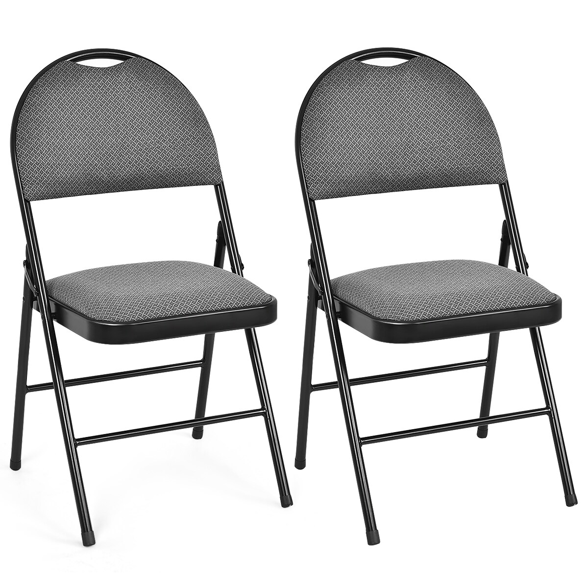 Padded Folding Office Chairs with Backrest