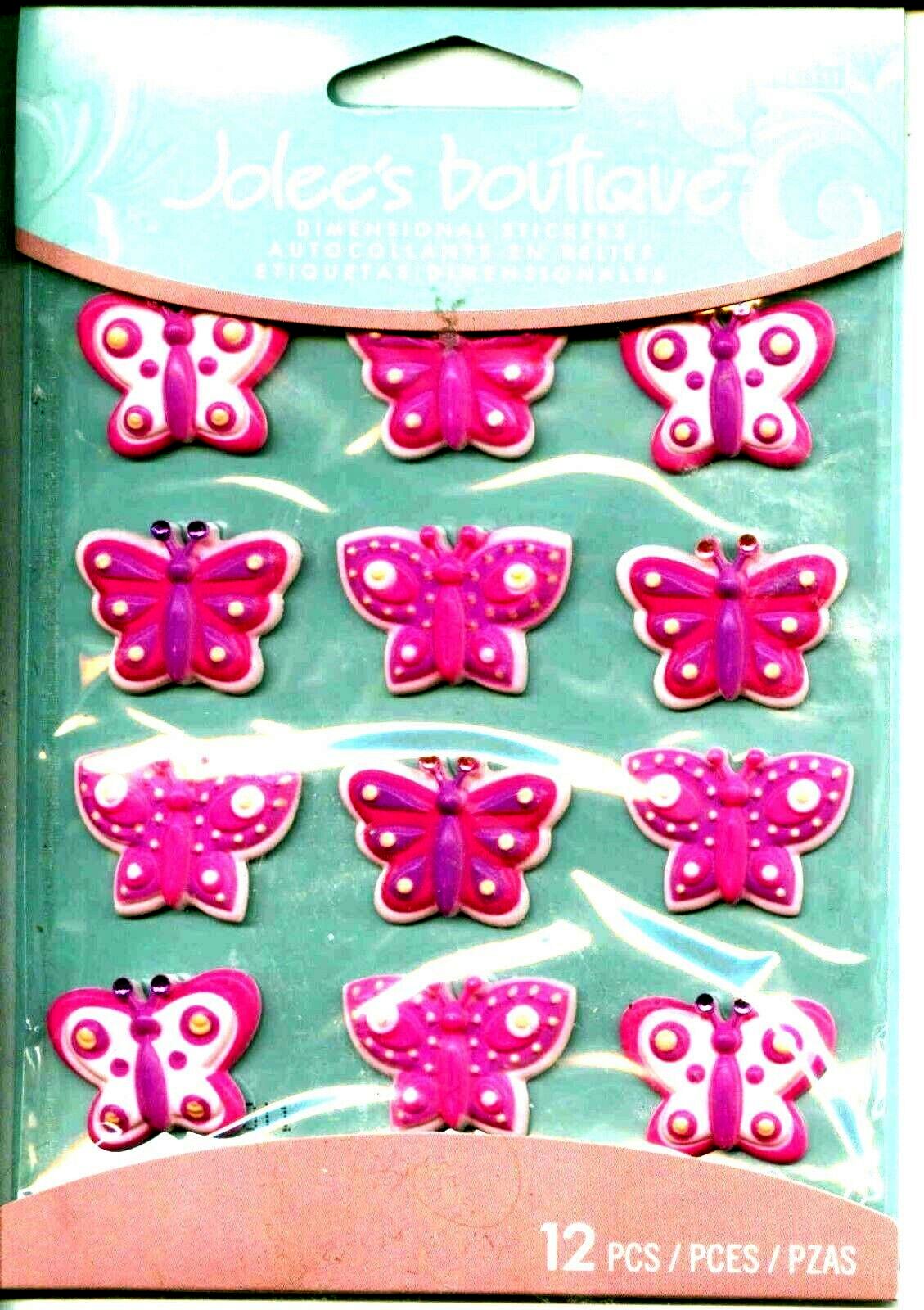 Jolee&#x27;s Boutique Butterflies Cabochons Dimensional Stickers