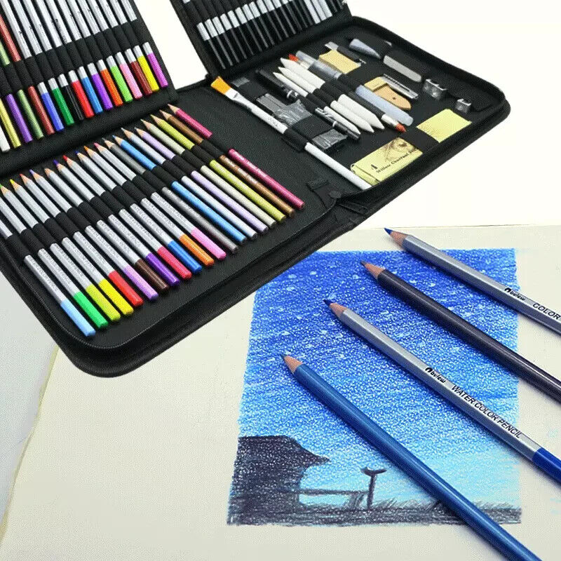 83 pcs Professional Drawing Artist Kit Set Pencils and Sketch Charcoal