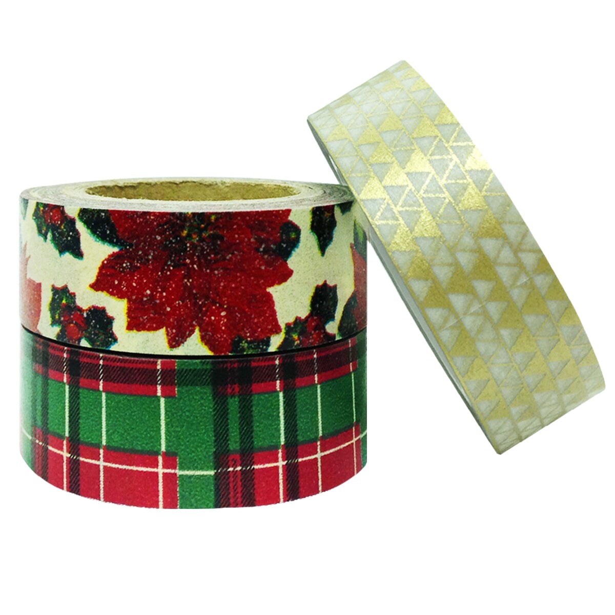 Wrapables Tis The Season Japanese Washi Masking Tape (Set of 3)