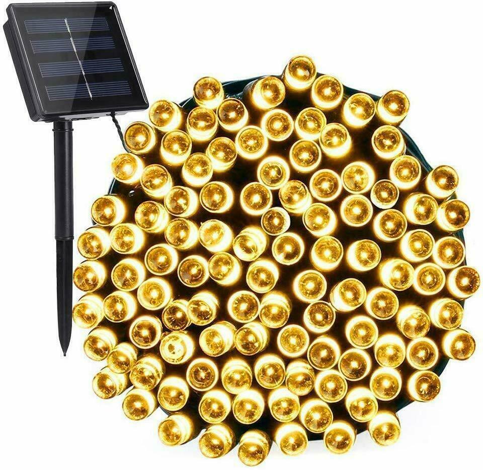 8 Modes Solar Christmas Lights for Outdoor Waterproof